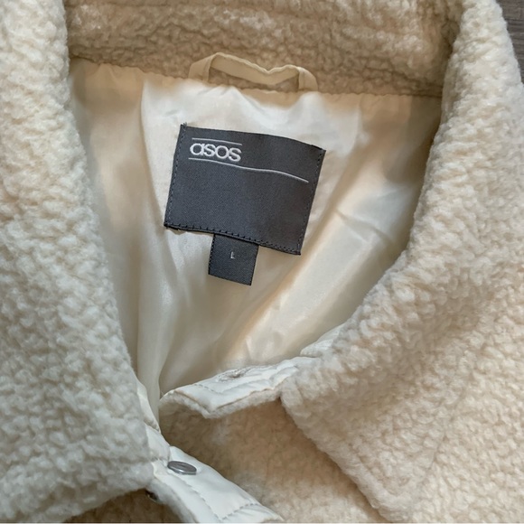 ASOS Teddy Shacket Jacket - Picture 4 of 5